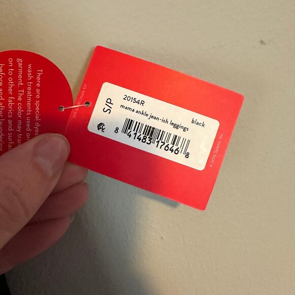 Spanx Maternity Jean-ish Jeggings Leggings NEW Black Small - Picture 6 of 7